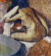 Frau beim Frottieren nach Degas